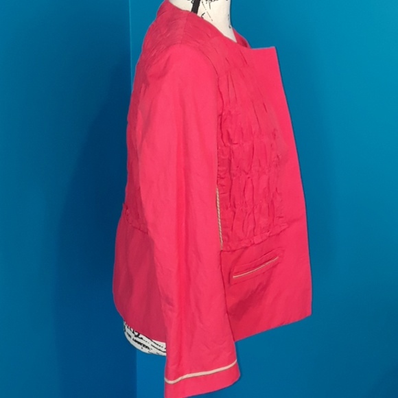Elie Tahari "Diva Red" Chatham Jacket BNWT - Picture 4 of 8